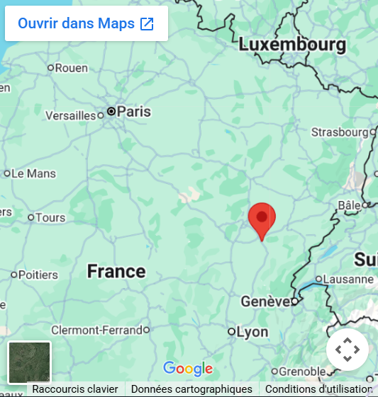 Carte de localisation Foucherans Maryneige